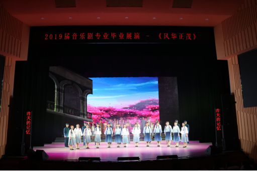 音乐剧表演专业毕业大戏《风华正茂》唱响湖艺