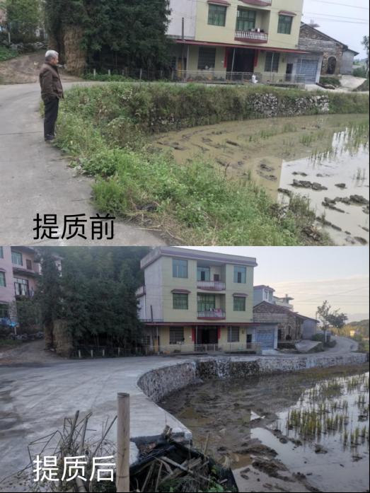 学院驻村工作队助推温塘村道路改造