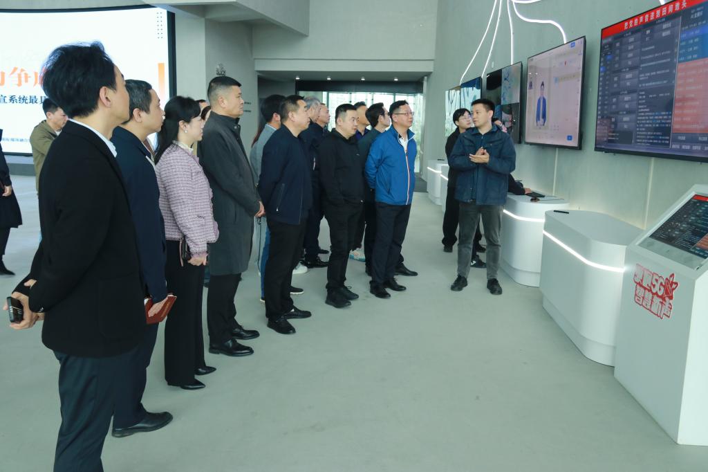 李越胜带队赴马栏山视频文创产业园调研“文化+科技”