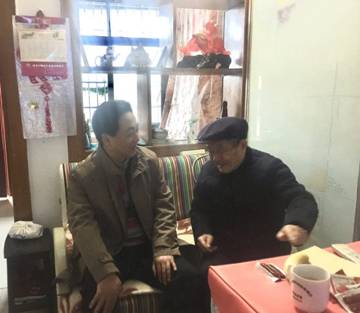 走访送祝福 慰问暖人心——学院领导看望慰问部分离退休职工