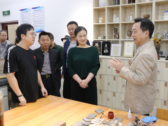 为人才发展保驾护航 促进文旅融合高质量发展——长沙县领导来我院调研座谈