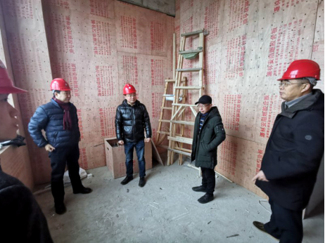 张勇等院领导现场检查基建项目施工情况