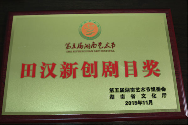 《书香天下》在第五届湖南艺术节上获奖