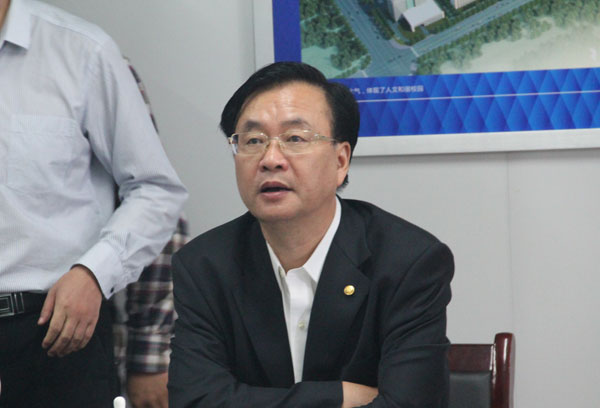 李友志副省长一行来我院新校区视察