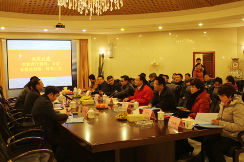 省普通高校毕业生就业工作“一把手工程”督查组来我院检查工作